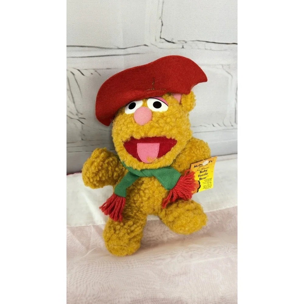 Muppet Babies Miss Piggy Fozzie Bear Christmas Plush Bundle McDonalds 1987 Vtg